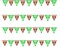 4E's Novelty 4 Pcs Football Flag Banner - 9ft Football Pennant Banner, Game Day Decor